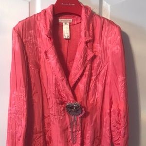 Vintage LACROIX 2 PC BROCADE SUIT WITH DETAIL 46